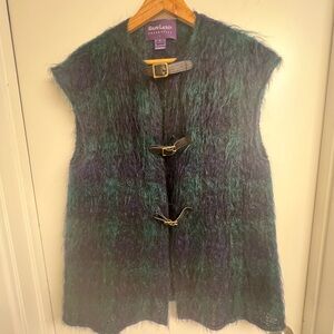 Vintage Tartan Plaid Mohair vest by Ralph Lauren
